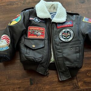 Kids Bomber Jacket with Patches